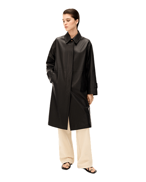 Кожаный плащ