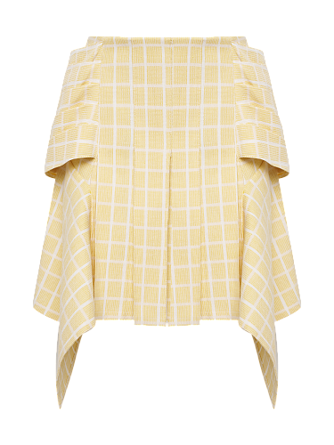 Юбка с драпировкой Tender Yellow