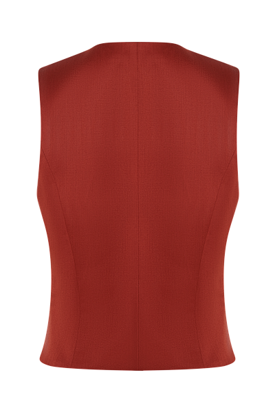 Жилет из костюмной ткани Picante