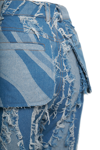 Джинсы "наизнанку" Jeans Blue