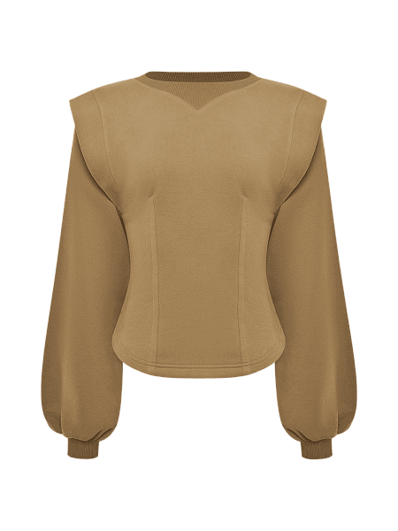 Свитшот с плечиками из футера Avocado