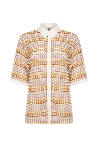 Рубашка поло оверсайз Multicolor