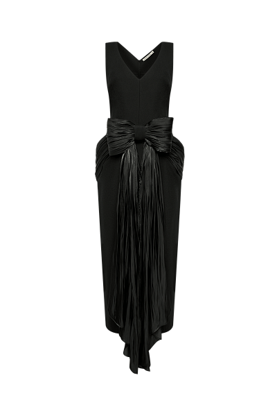 Платье-футляр с бантом Black Caviar