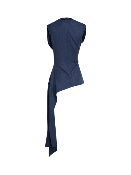 Асимметричный топ Twilight Blue