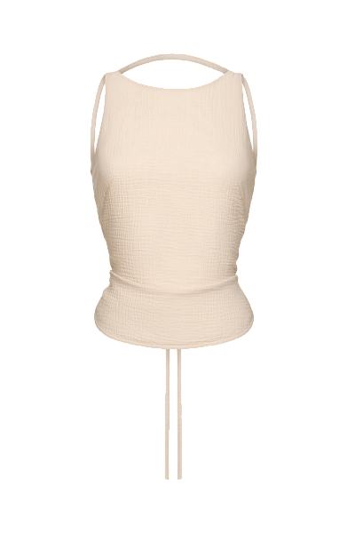 Топ со шнуровкой на спине