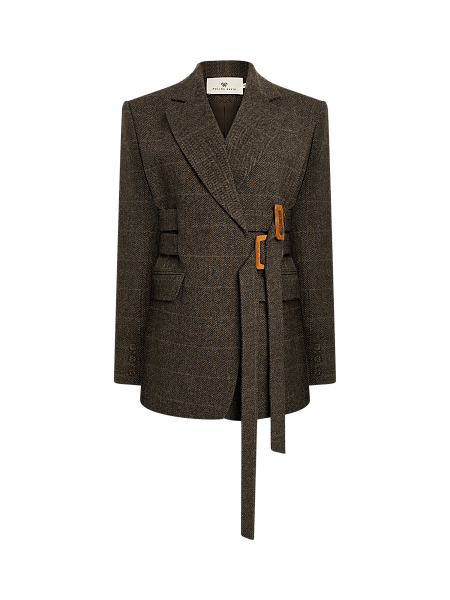 Пиджак с двумя поясами Pumpkin Spice