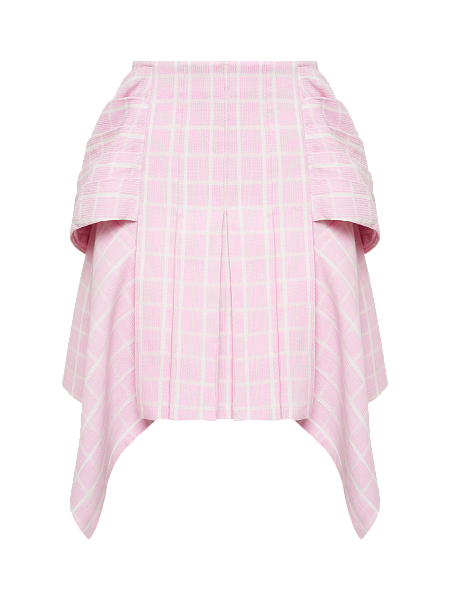 Юбка с драпировкой Hot Pink