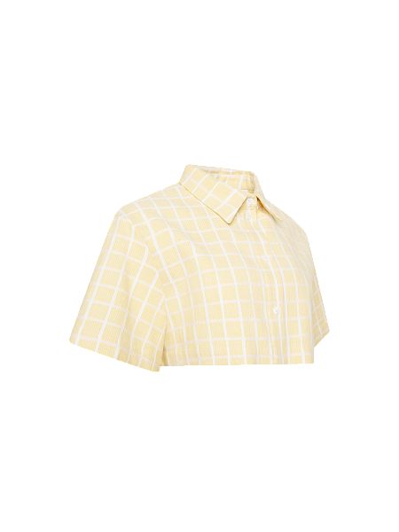 Укороченная рубашка Tender Yellow