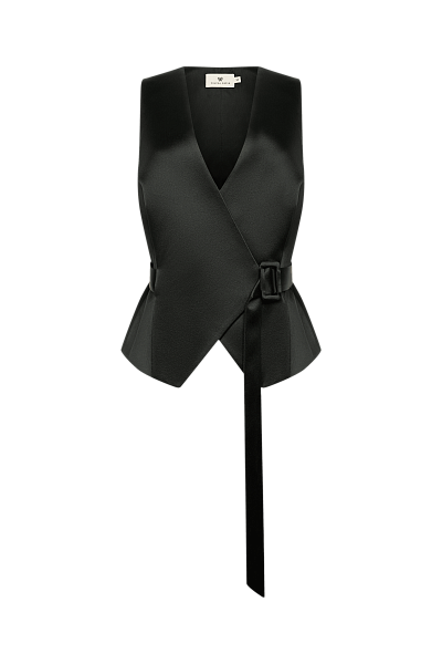 Жилет с поясом Black Caviar