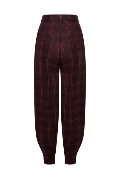 Брюки бананы Burgundy