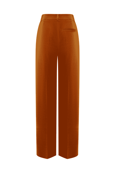 Брюки свободного кроя из бархата Pumpkin Spice