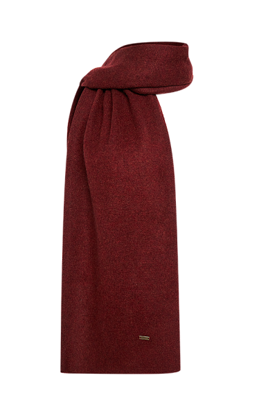 Кашемировый шарф однотонный Ruby Wine
