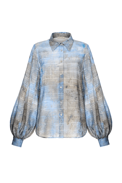 Рубашка из фактурной ткани