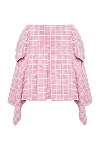 Юбка с драпировкой Hot Pink