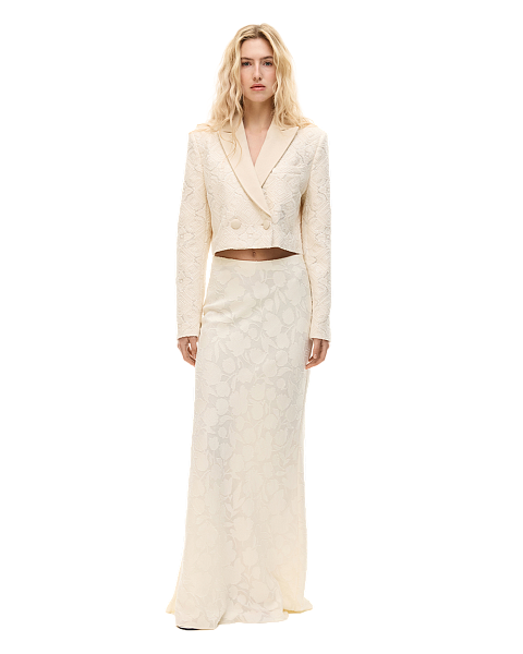 Юбка макси из фактурной ткани