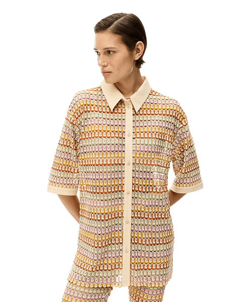 Рубашка поло из трикотажа