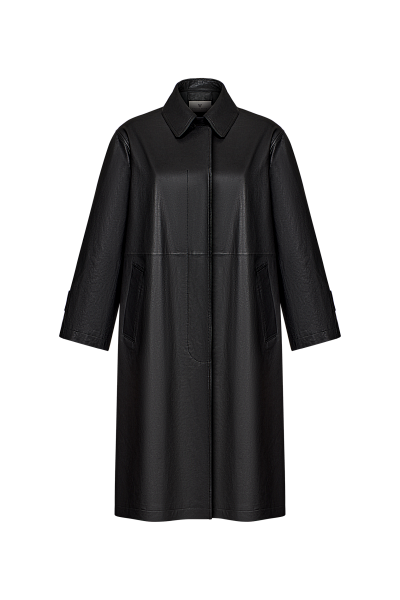 Кожаный плащ